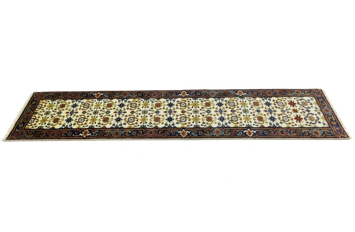 Hand-Knotted Chobi Floral Style Oriental Runner
