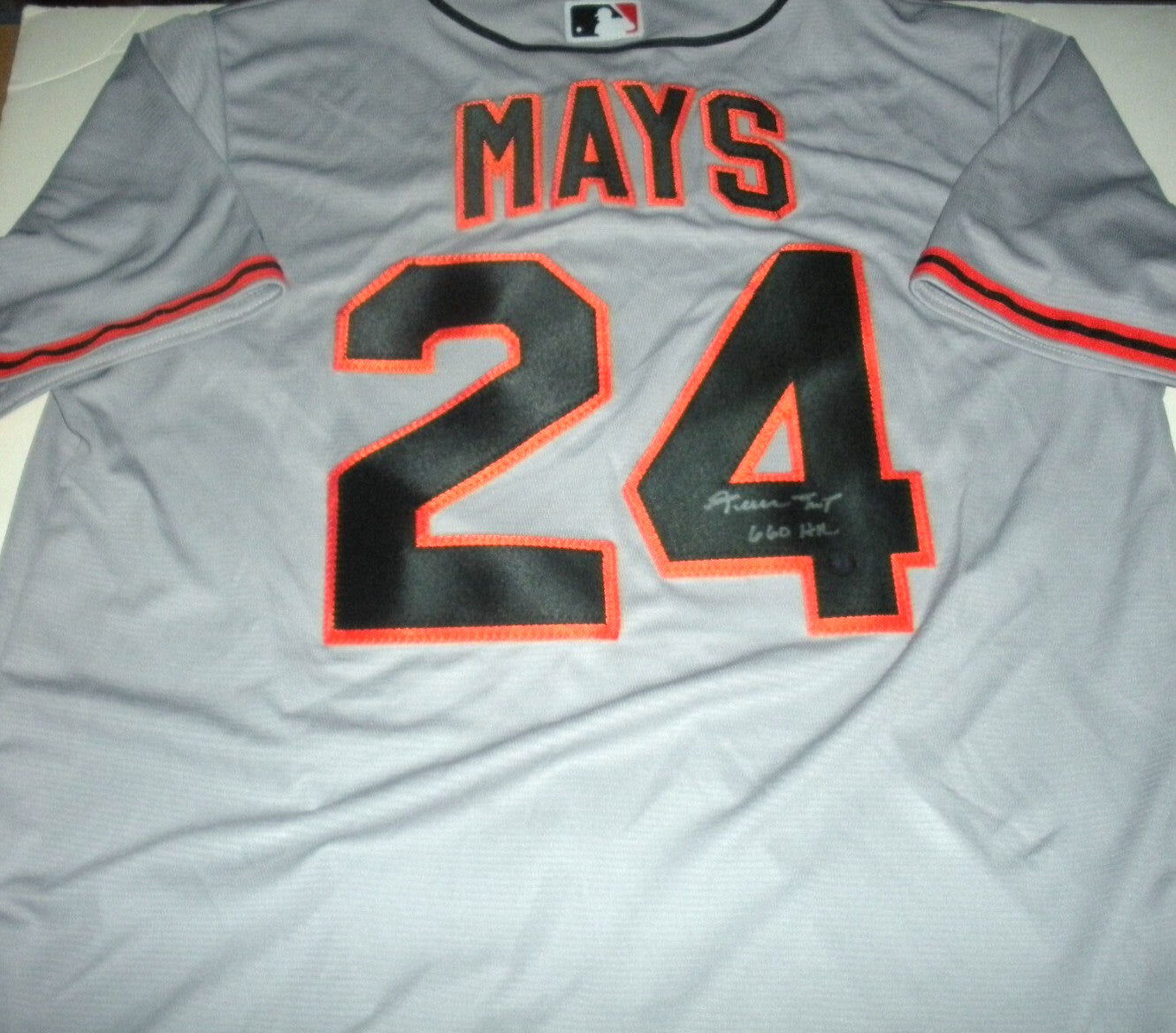 Willie Mays Sanfrancisco Giant Mays/Coa Signed