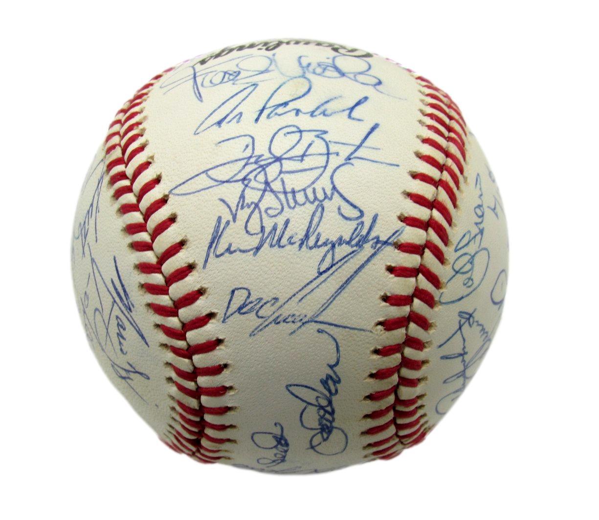 1990 Mets Team Autographed By 32 Harrelson