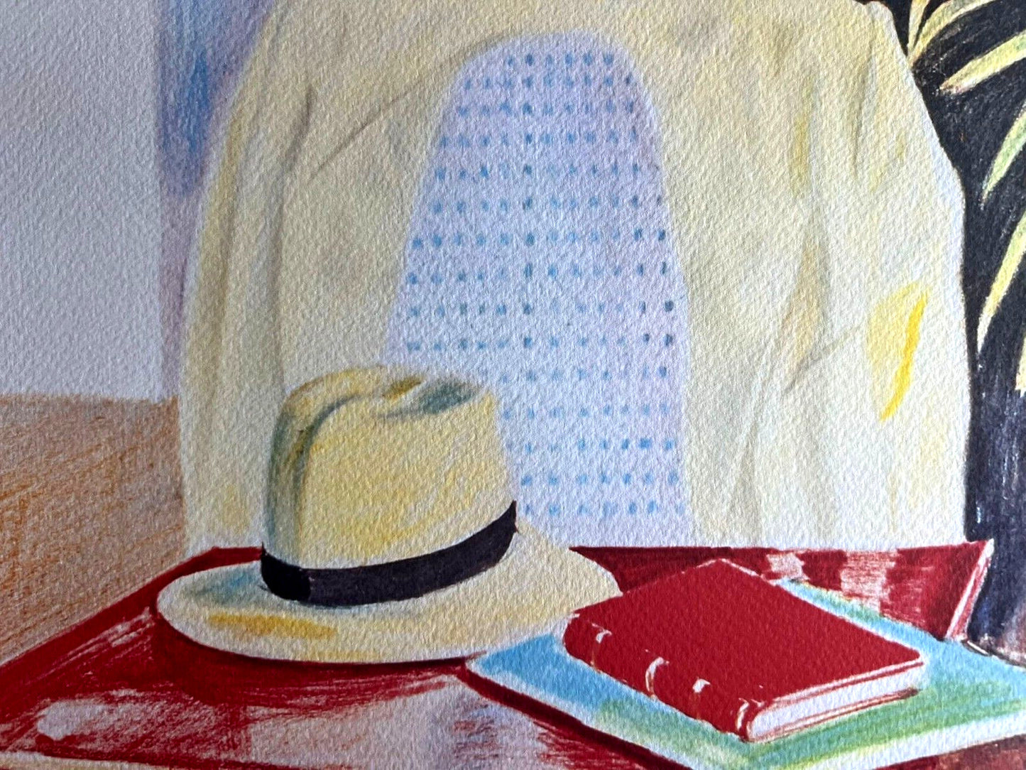 David Hockney Lithograph From A Painting "Bombay"
