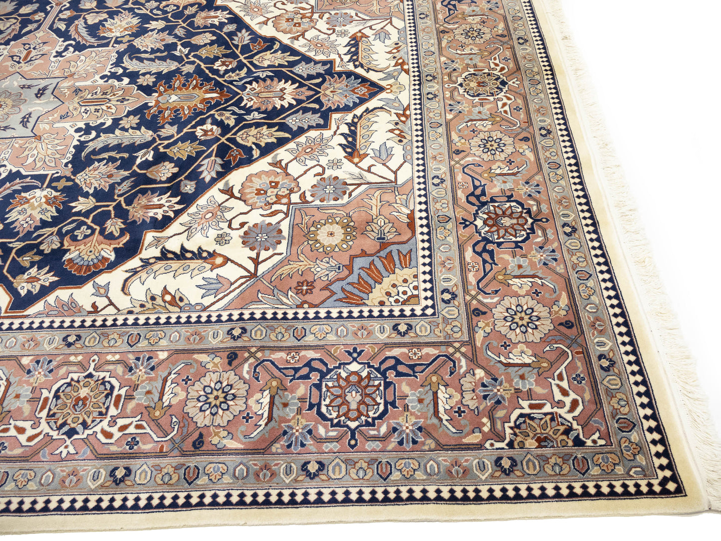 Hand-Knotted Vintage Serapi Oriental Rug 9X12 Ft