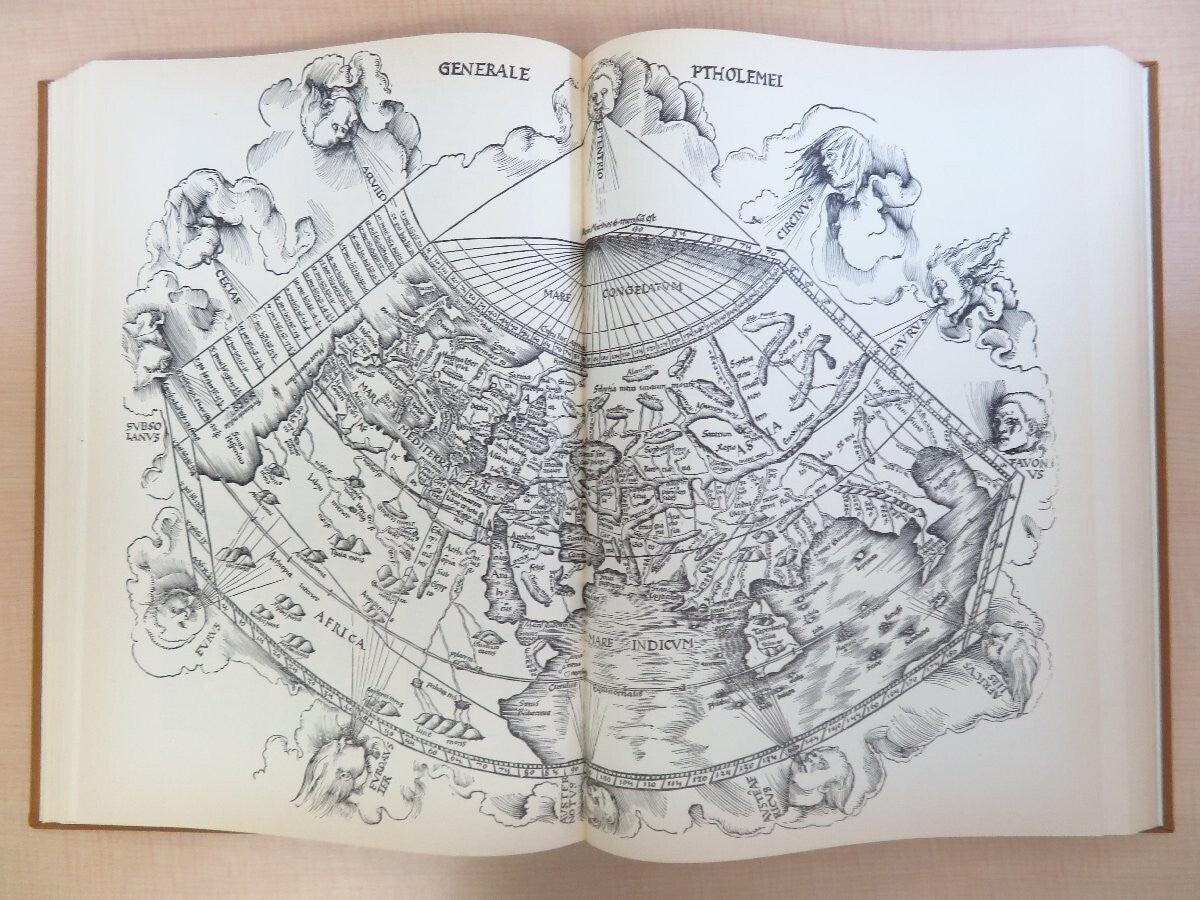 Geographia By Claudius Ptolemaeus - Facsimile Edition, 1513 Strasbourg, 1966