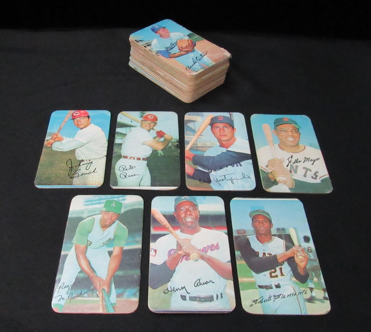 1970 Topps Super Baseball Complete Set (1-42) Clemente Aaron Mays Bench 197383