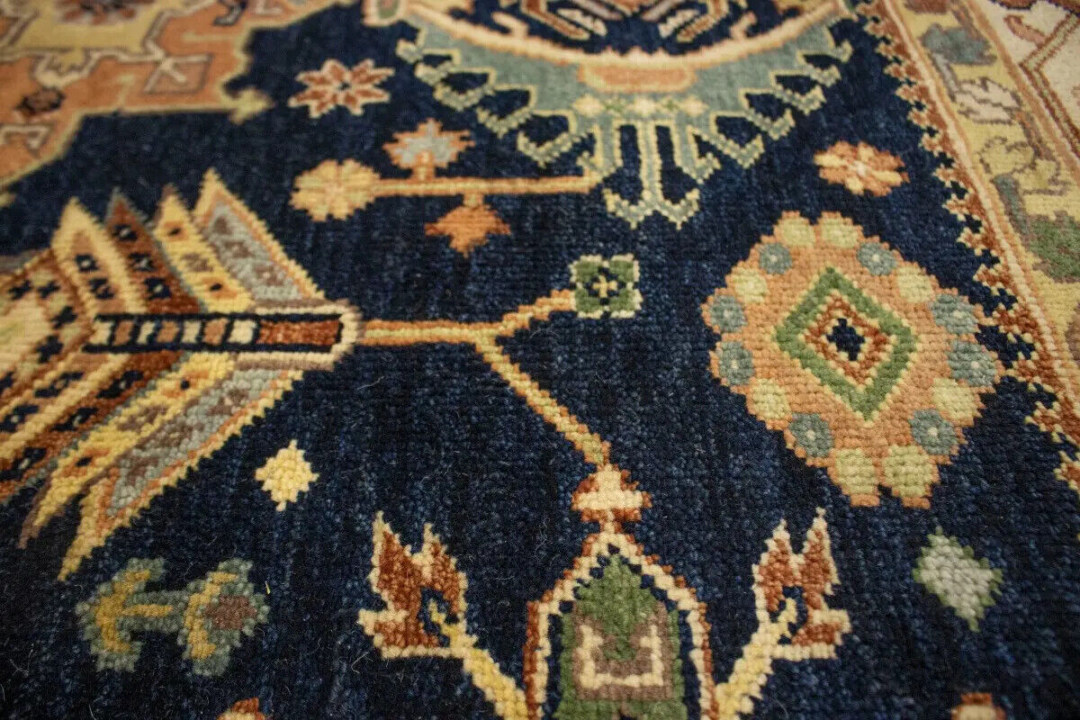 8X10 ft Handmade Indo Karajeh Oriental Rug