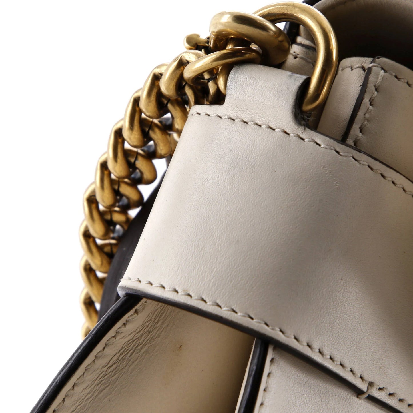 Gucci Broadway Pearly Bee Shoulder Bag Embellished Leather Mini