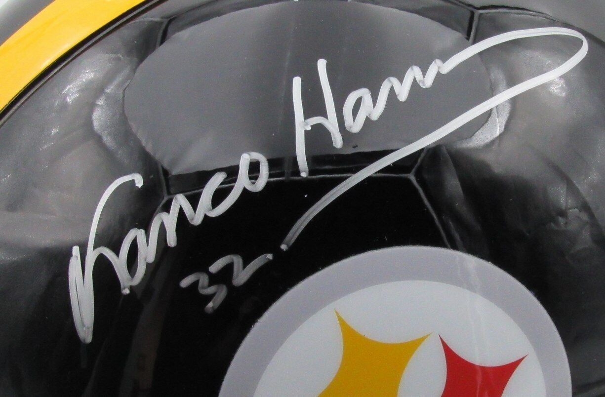 Franco Harris Signed Full Size Authentic Proline