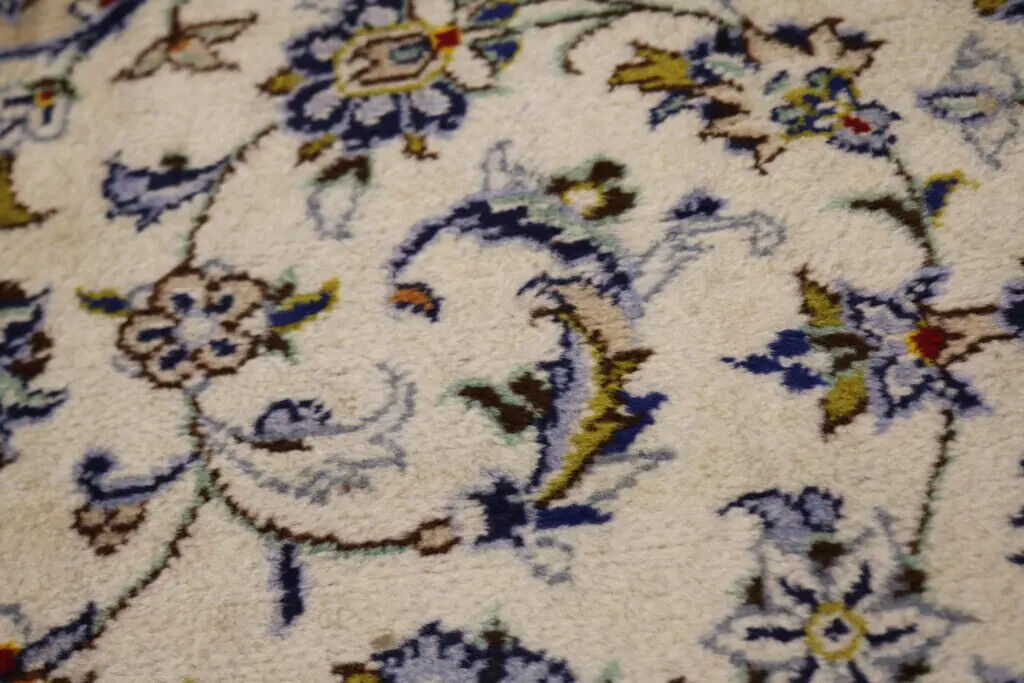 Handmade Vintage Oriental Area Rug Classic Floral