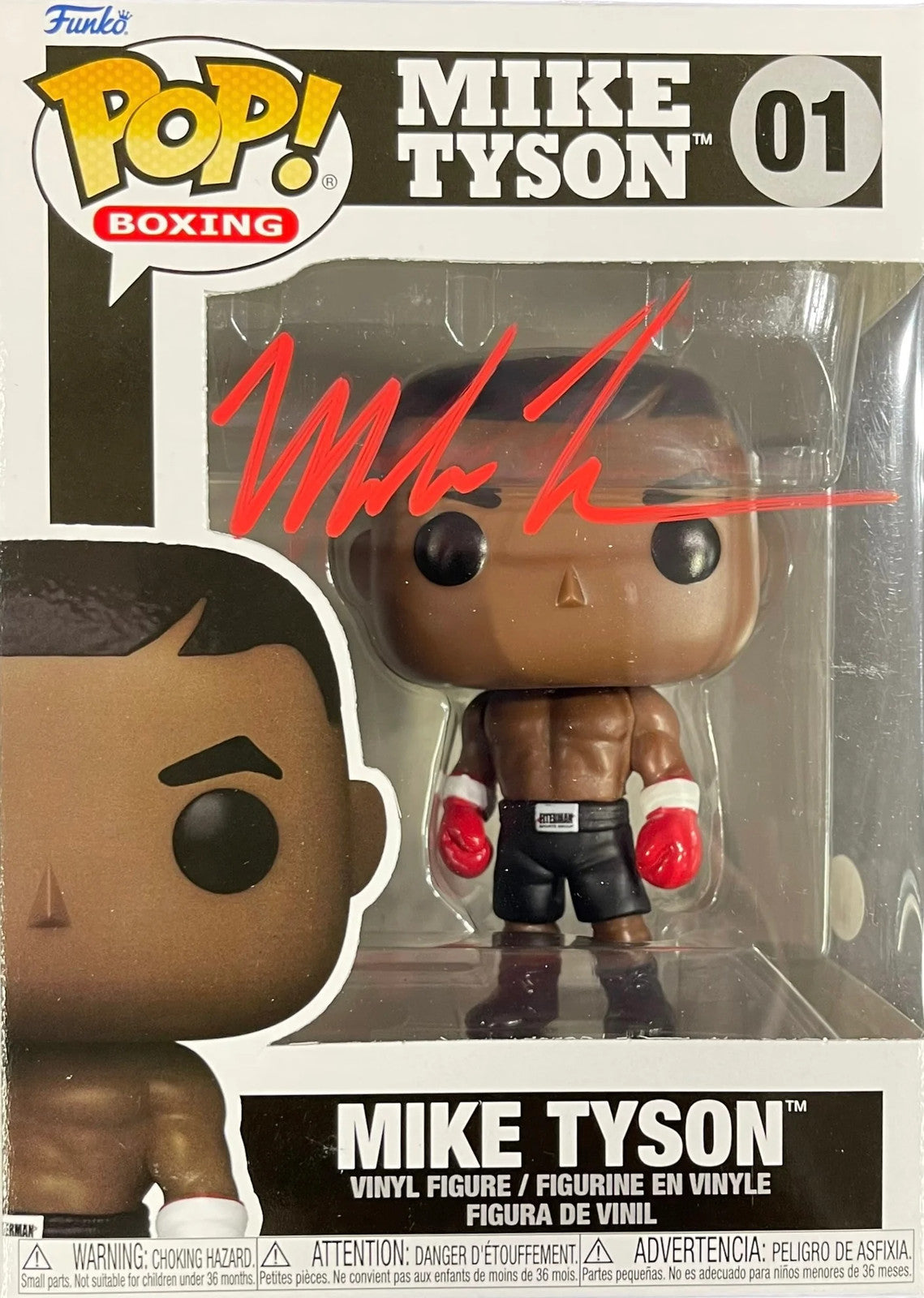 Mike Tyson Autographed Funko Pop (Jsa)