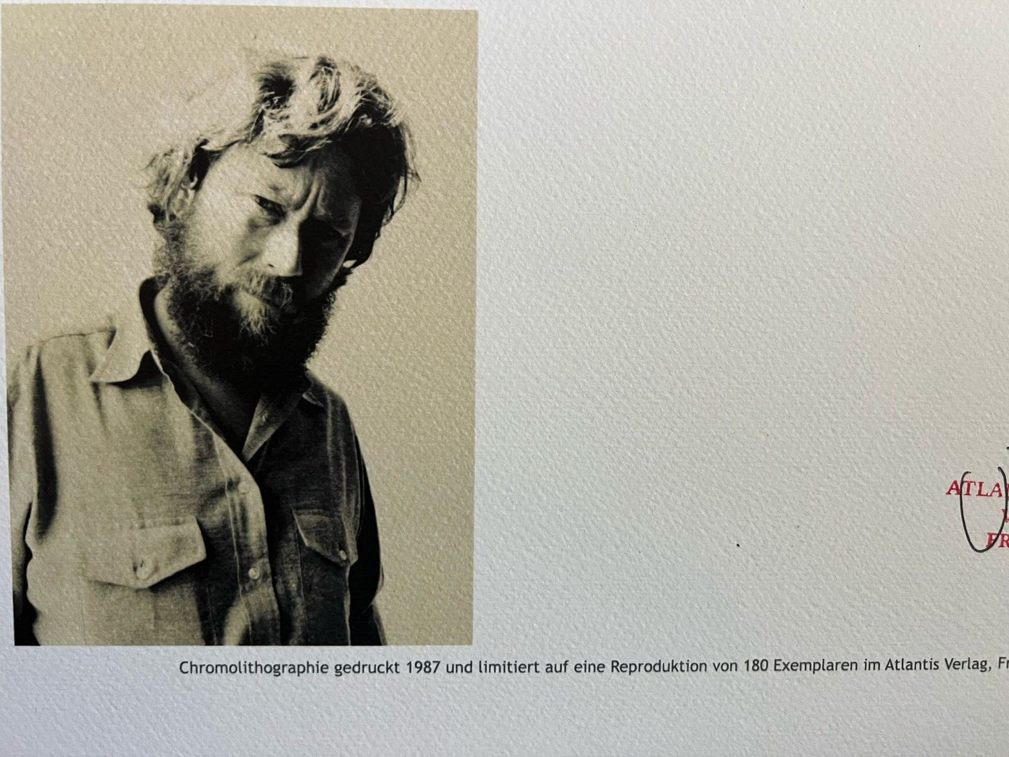 Donald Judd Lithograph Coa Signed In Pen Numbered By Hand 180 Ex