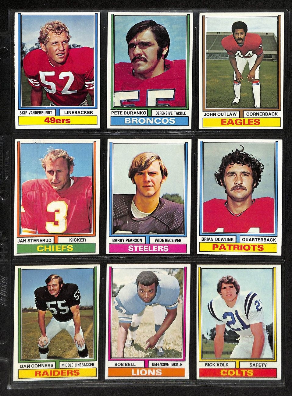 1974 Topps Football Card Complete Set (1-528) Bradshaw Hannah Rc Staubach 197448