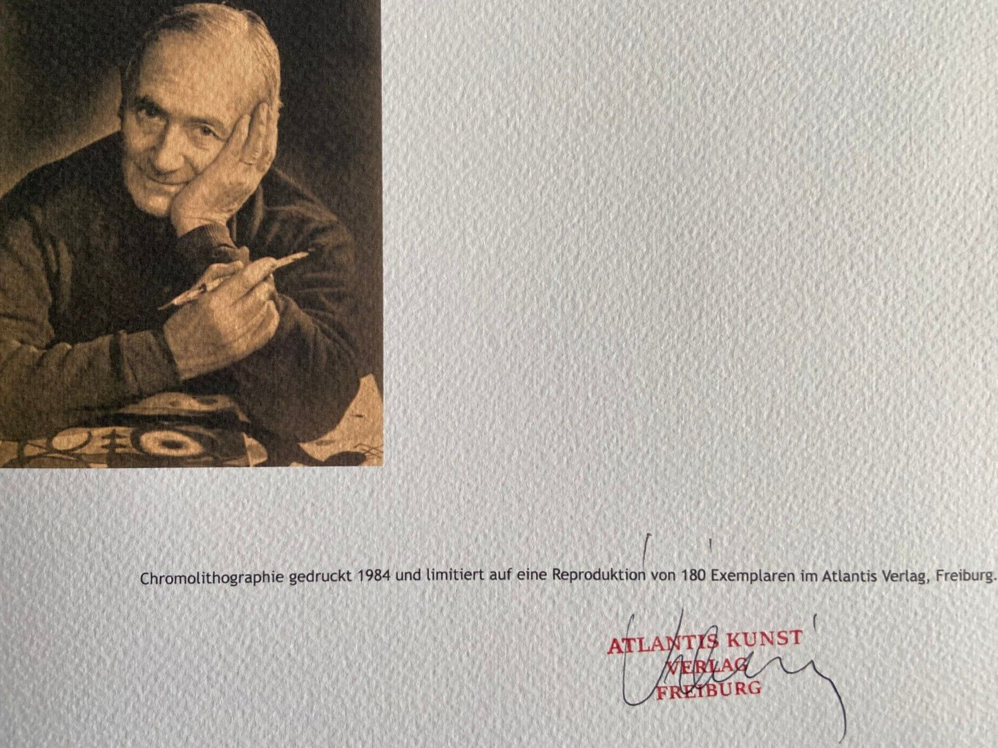 Joan Mir Lithograph Coa Numbered A Hand Pencil