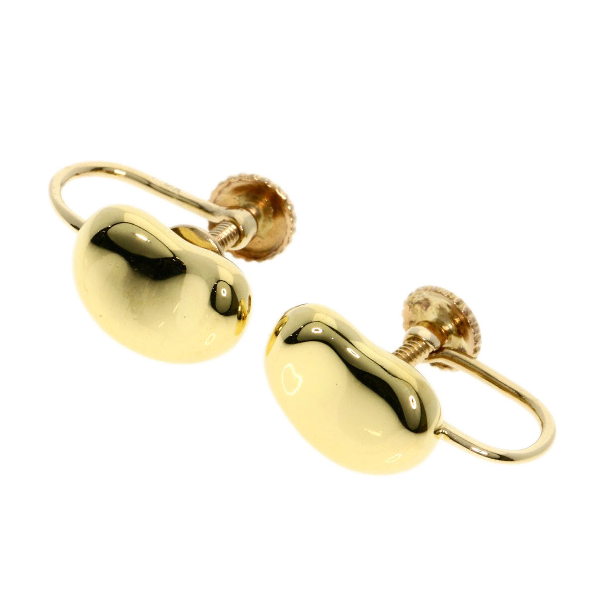 Tiffany&Co. Earring Bean K18 Yellow Gold K14