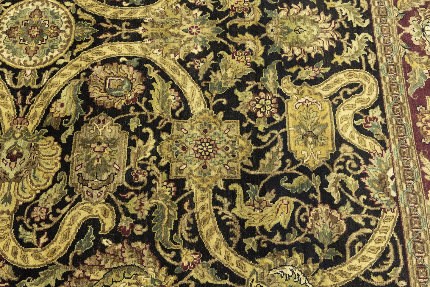 8X10 ft Handmade Floral Traditional Wool Rug