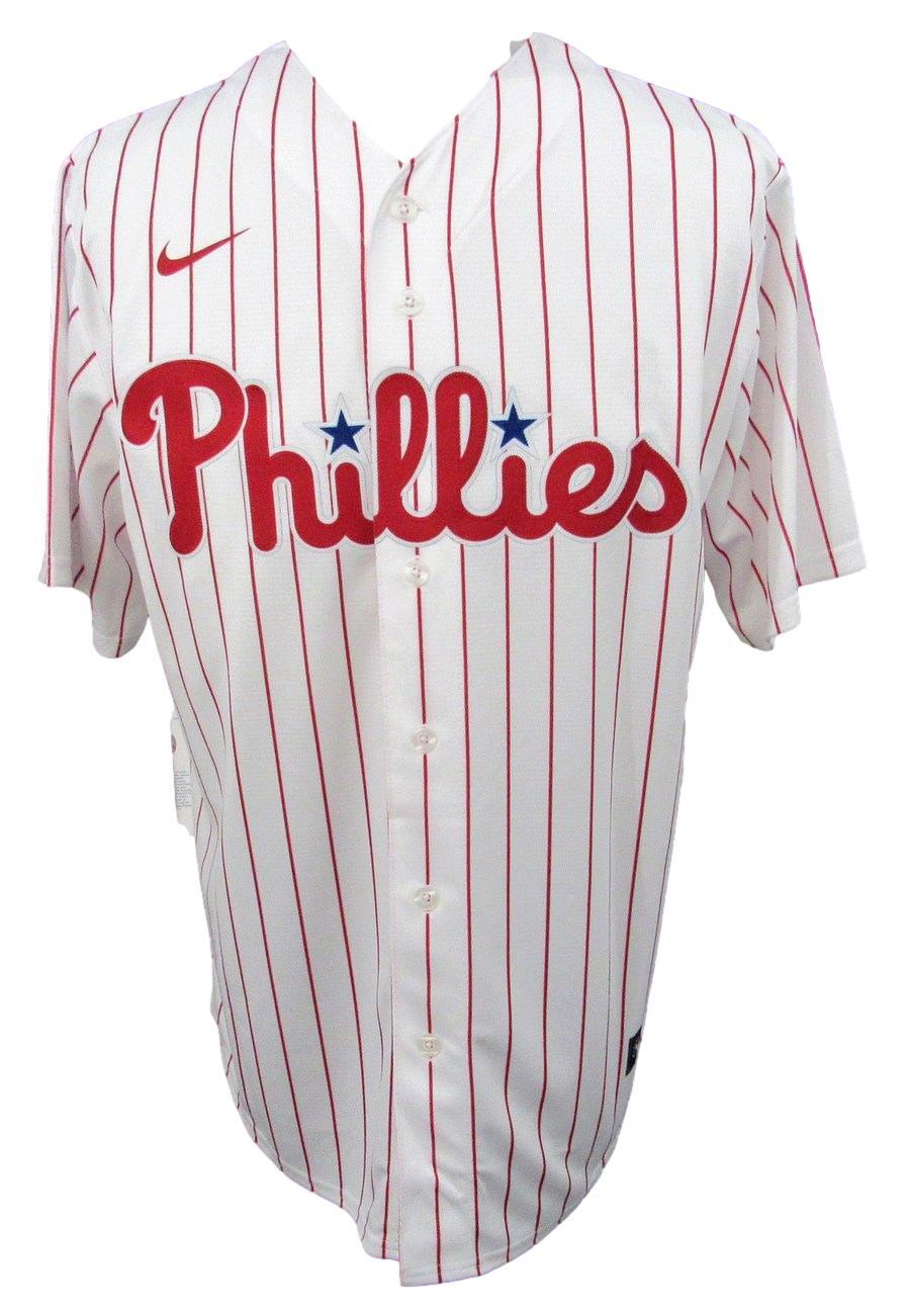 Zack Wheeler Autographed White Nike Authentic