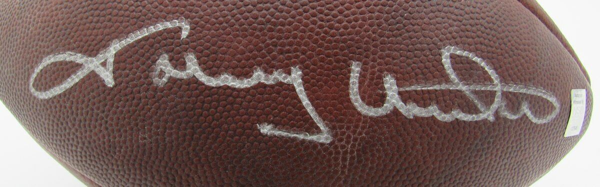 Johnny Unitas Signed Baltimore Colts Wilson