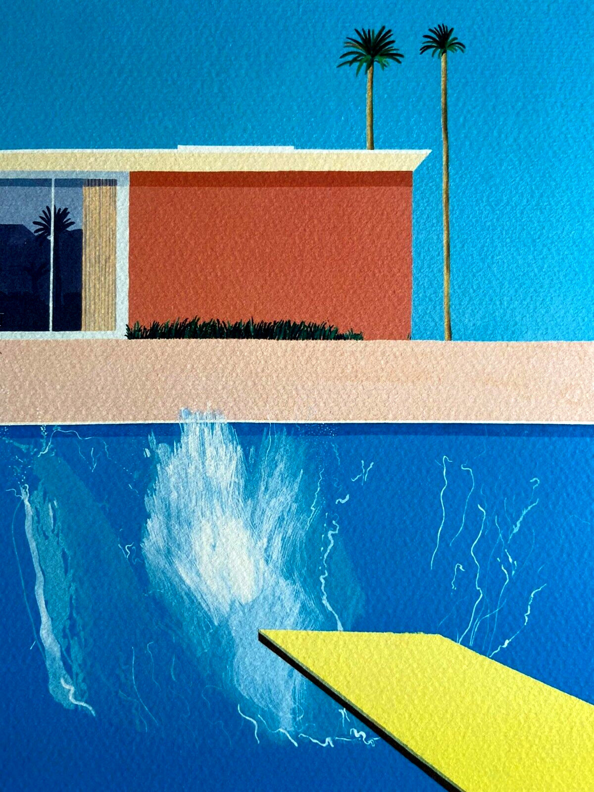 David Hockney Lithograph Coa Signed Numbered In