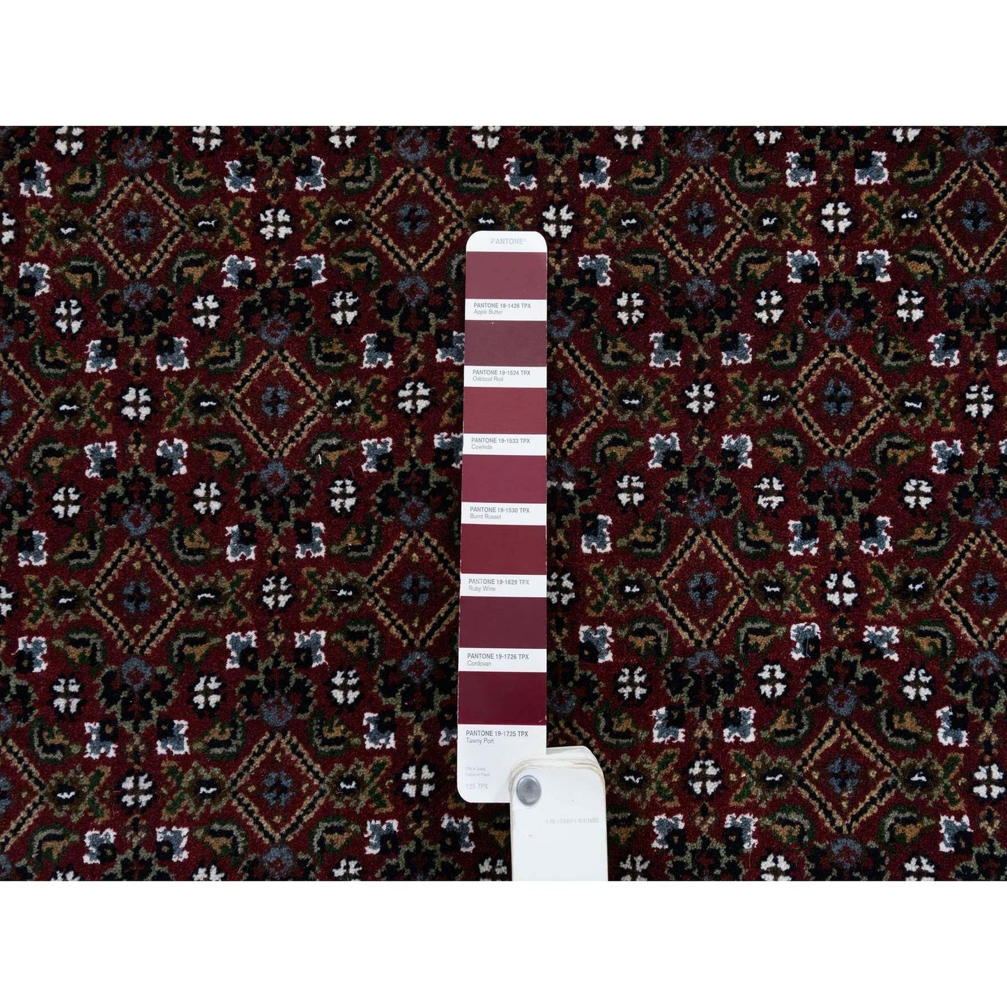 4'X5'10" Red Hand Knotted 175 Kpsi Wool And Silk Herrita Oriental Rug