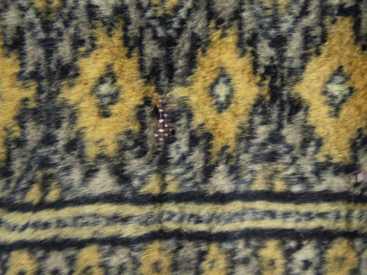 Hand-Knotted Oriental Rug Muted Colors Floral