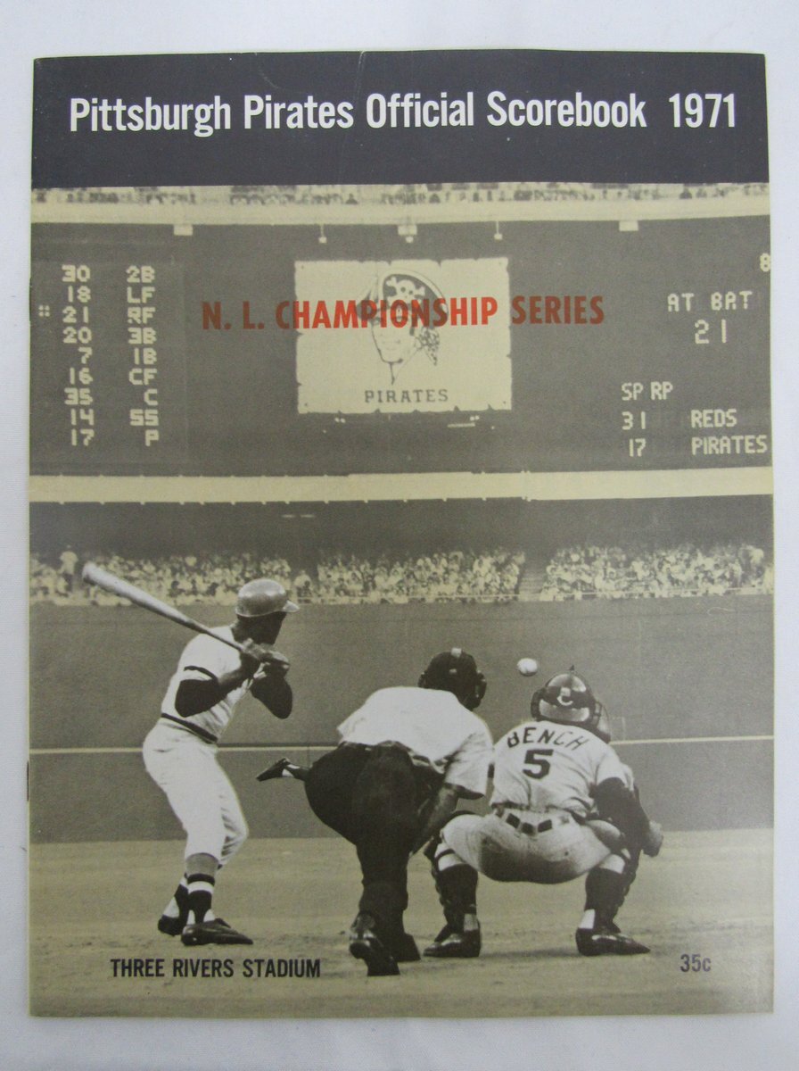 Very Rare 1971 Pittsburgh Pirates Nlcs Official