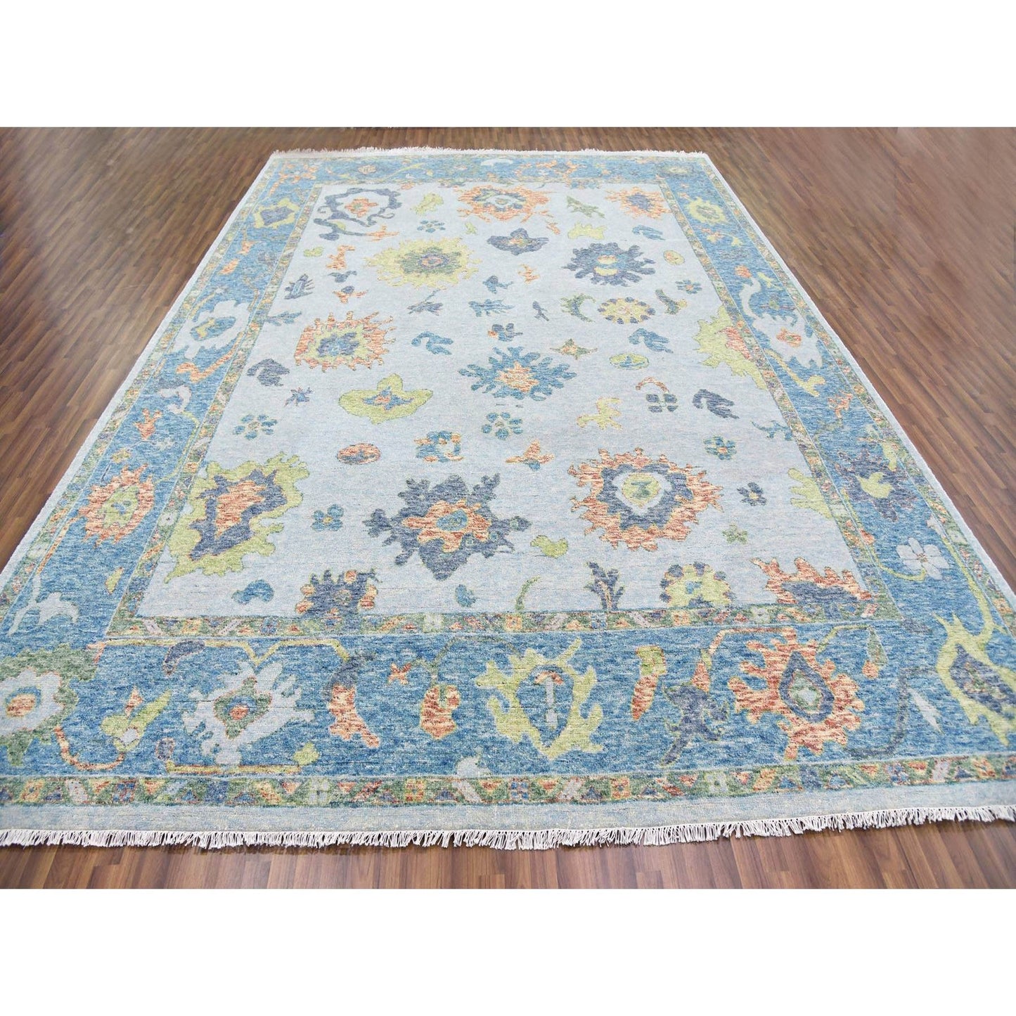 12'X15'3" Oushak Re Imagined,Wool Hand Knotted Oversize,Oriental Rug