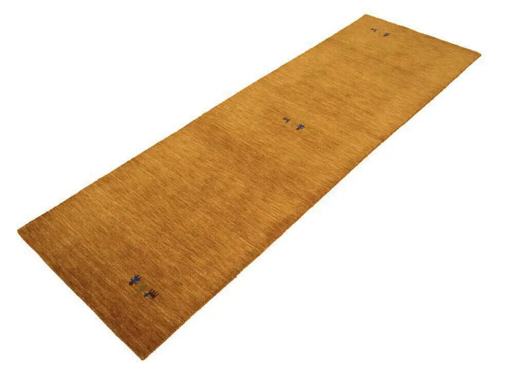 Orange Tribal Pictorial 3X8 Gabbeh Modern Runner