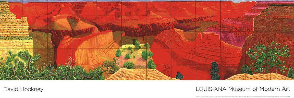 DAVID HOCKNEY A Closer Grand Canyon 18" x 53.75"