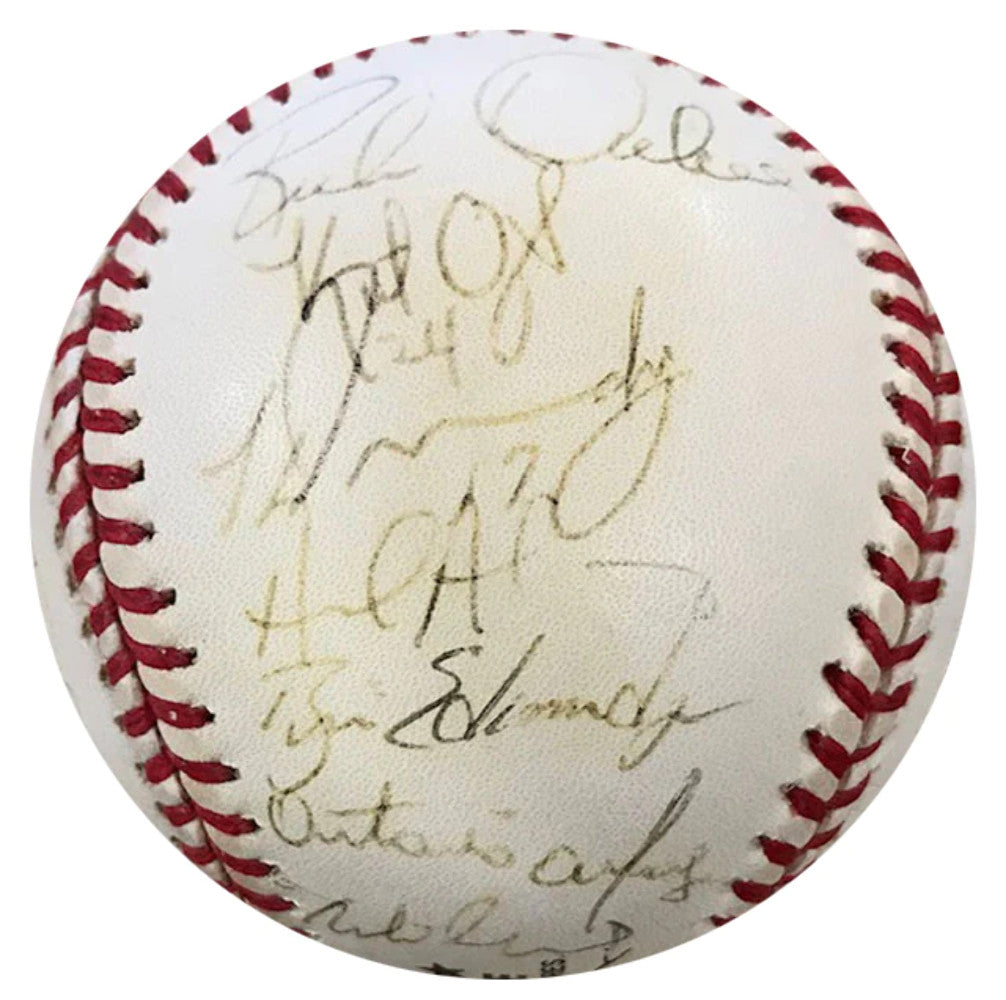 1999 Florida Marlins Team Autographed Official National League Baseball