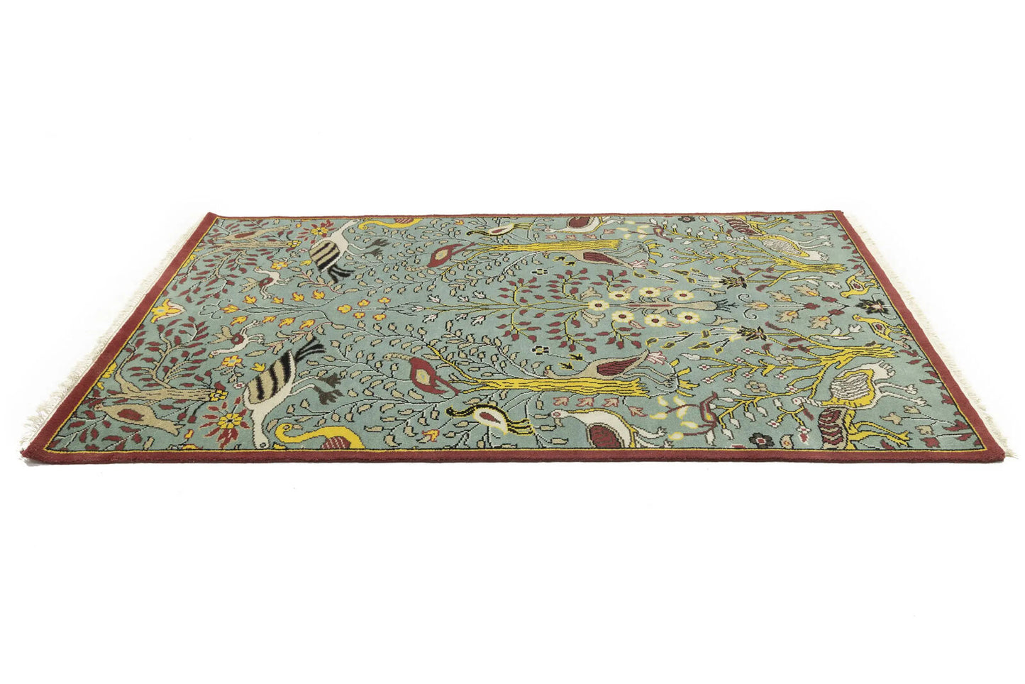 Handmade Chobi Oriental Rug 6X9 Ft Pictorial