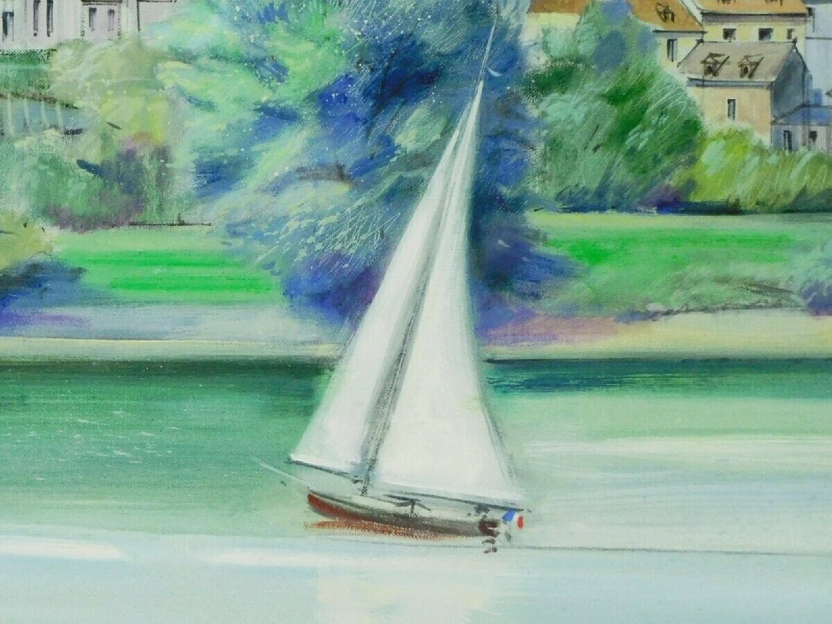 Rolf Rafflewski (De 1943-) Original Painting Oil