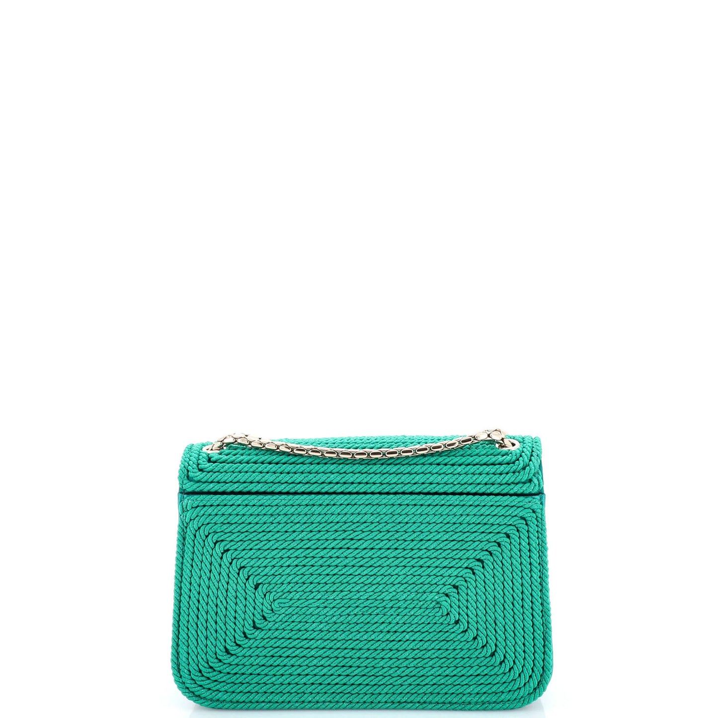 Bvlgari Serpenti Forever Shoulder Bag Cord And Leather Small