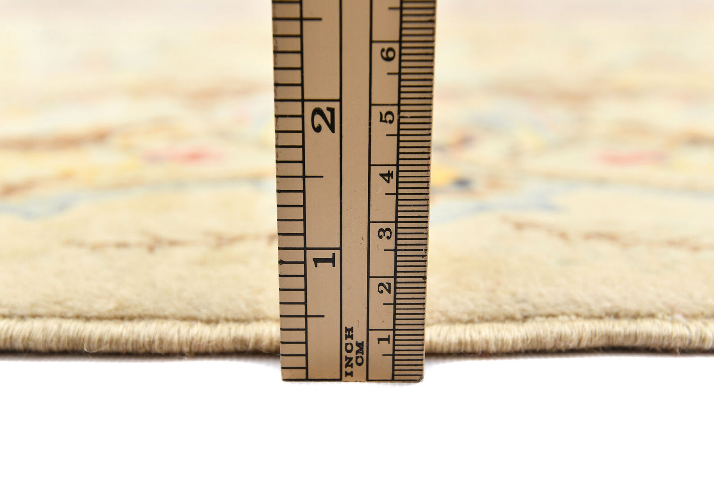 Handmade Semi-Antique Oriental Rug Beige