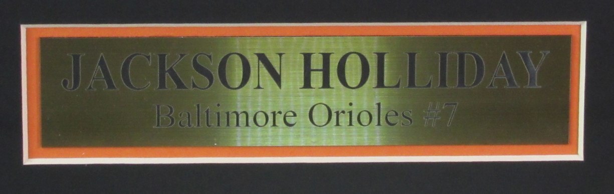 Jackson Holliday Autographed Jersey Baltimore