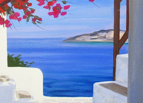 Jean-Claude Carsuzan "To The Sea" Oil Painting On