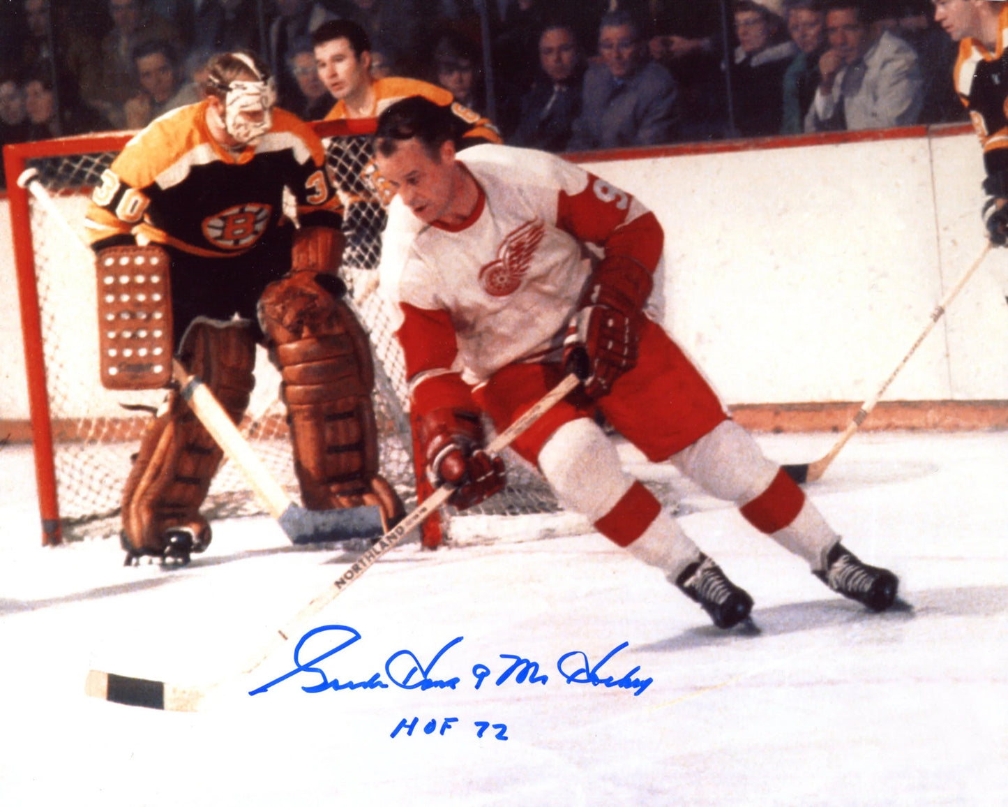 Gordie Howe Autographed 8X10 Photo Detroit Red Wings
