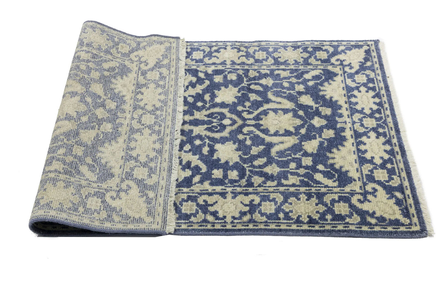 3X5 Ft Transitional Oriental Rug Muted Floral
