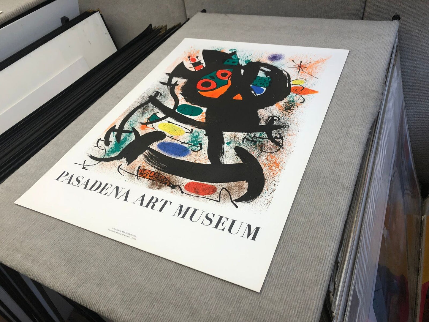 Joan Miro Pasadena Art Museum Exhibition " Lithograph Abstract