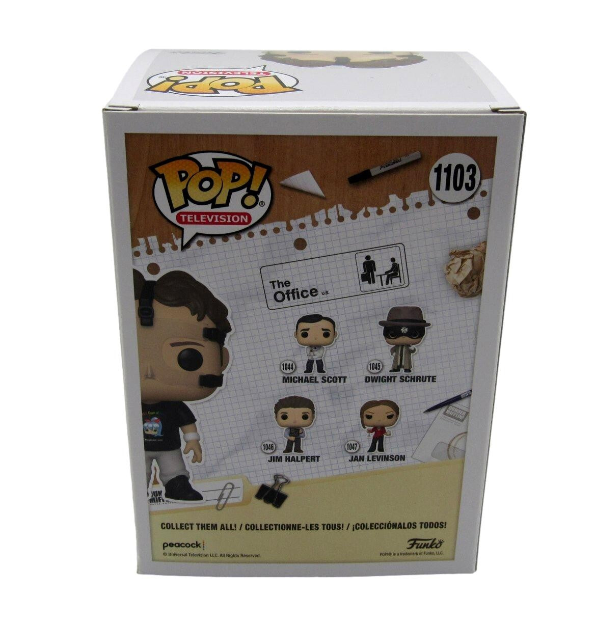 Rainn Wilson Autographed Funko Pop! #1103