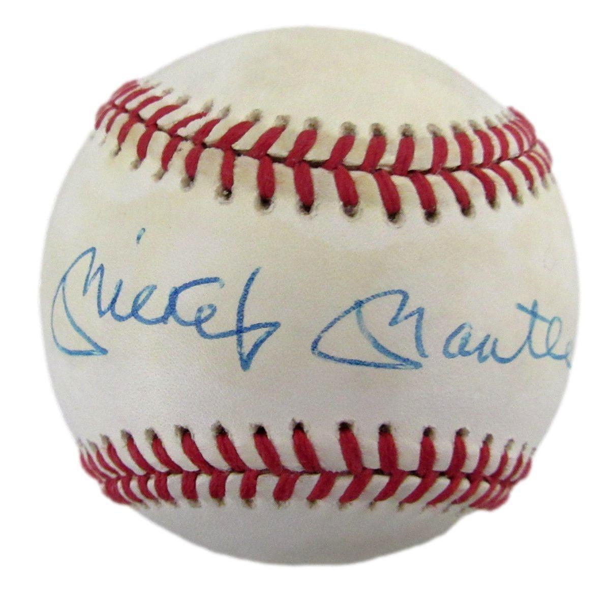 Mickey Mantle Signed/Autographed Oal Baseball New