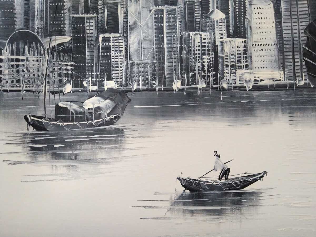 W Chan - Hong Kong Victoria Harbour Original