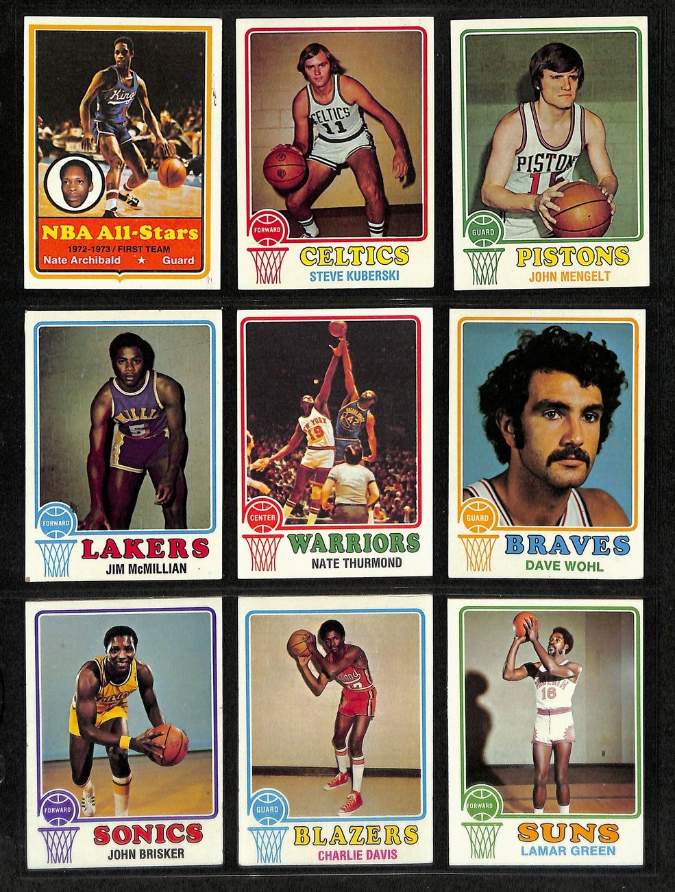 1973-74 Topps Basketball Complete Set (264)
