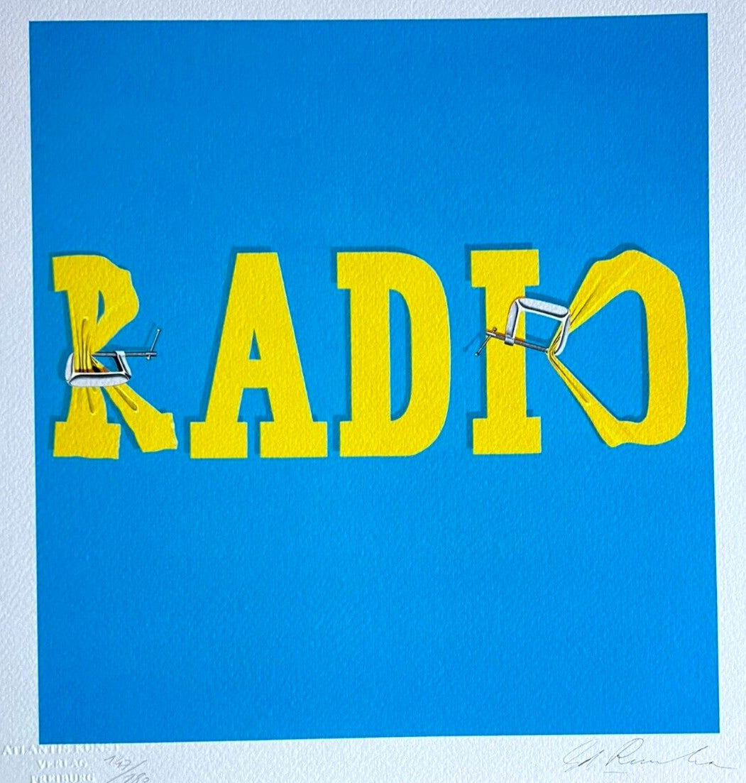 Ed Ruscha Lithograph Coa Signed Op Numbered In Pencil Certified