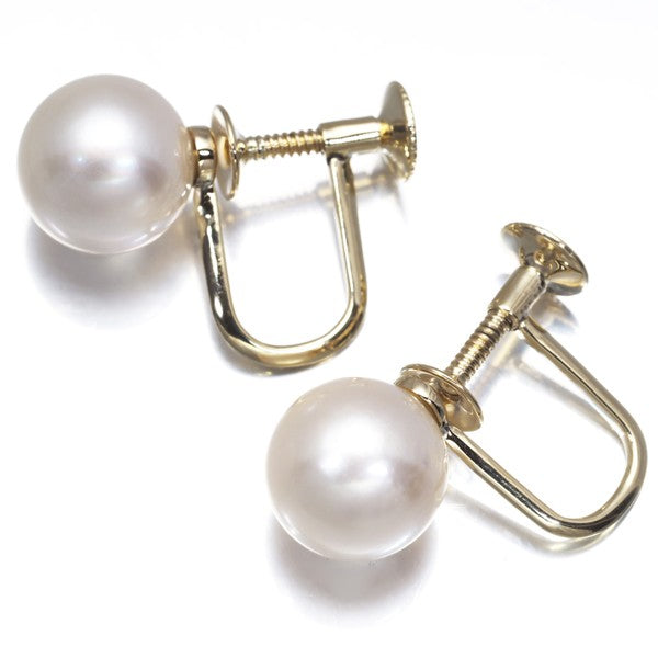 Mikimoto Earrings Akoya Pearl Pearl 8.5Mm