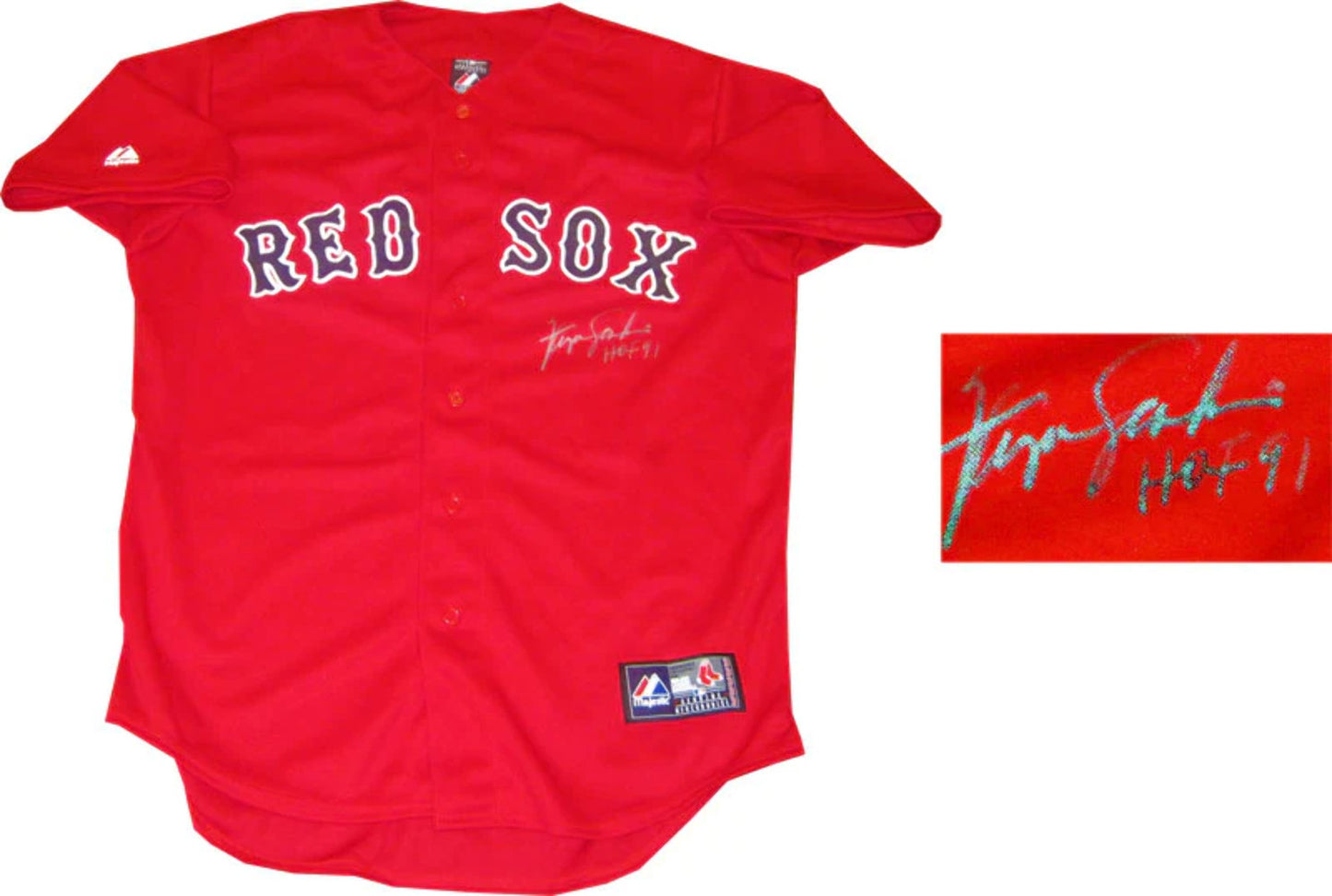 Fergie Jenkins "Hof 91" Autographed Boston Red Sox Jersey