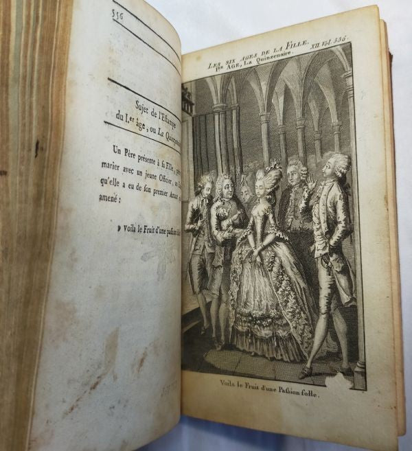 Restif De La Bretonne Les Contemporaines Vol 11/12 1781 First Edition Illustrate