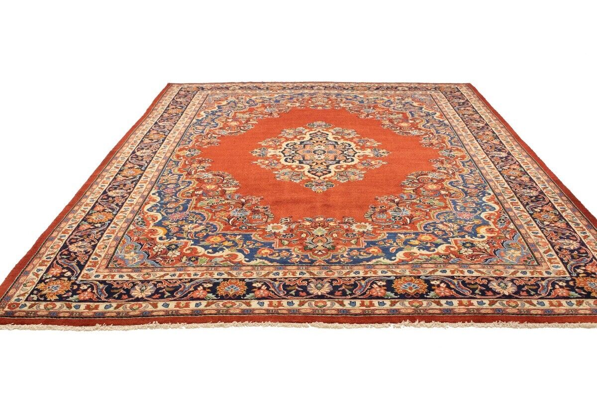 10'0X13'6 Ft Semi-Antique Traditional Handmade