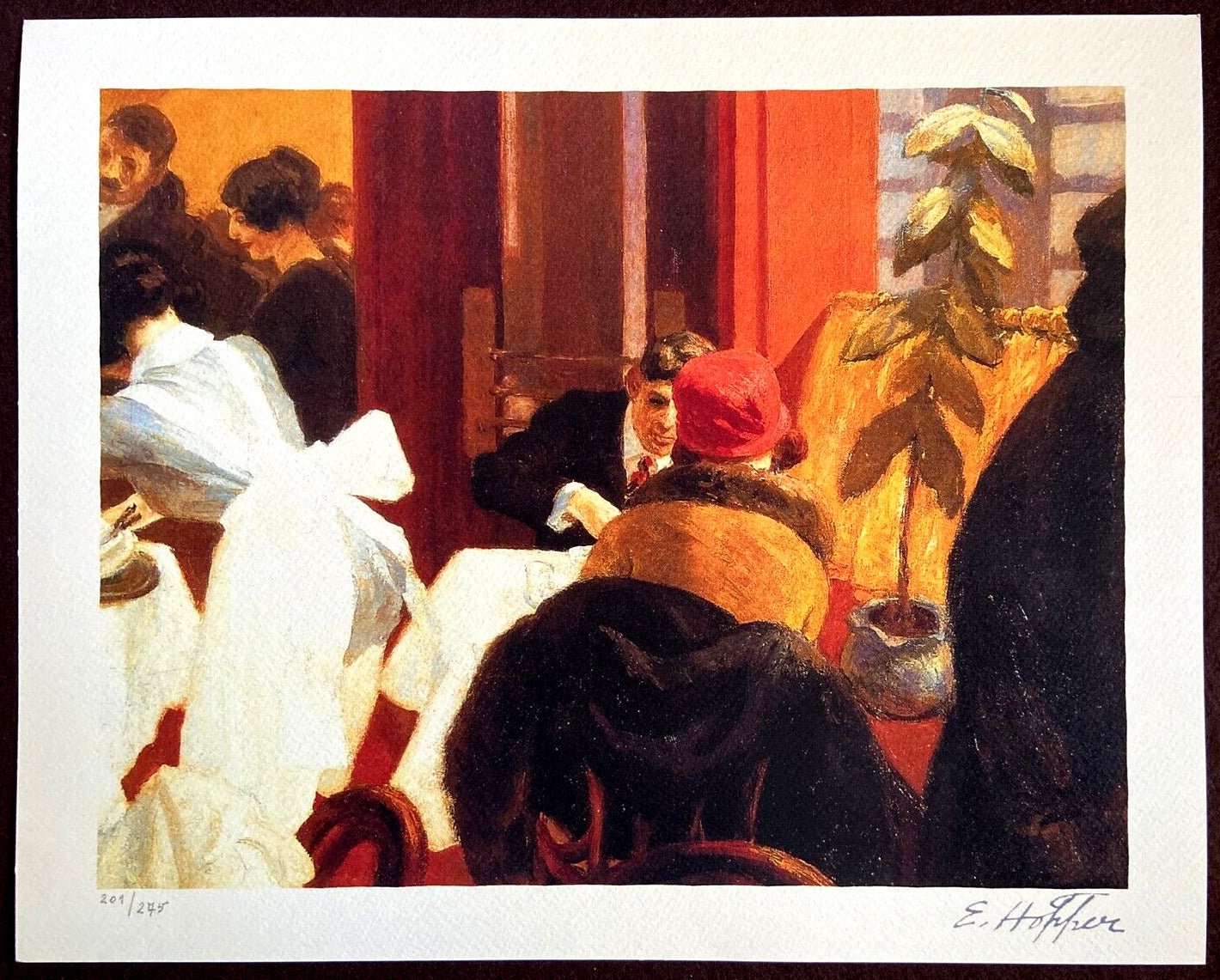 Edward Hopper Lithograph Approved 1986 275 Ex.