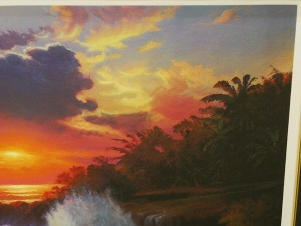 William Deshazo "Crimson Glow" Ed350 Silk Screen