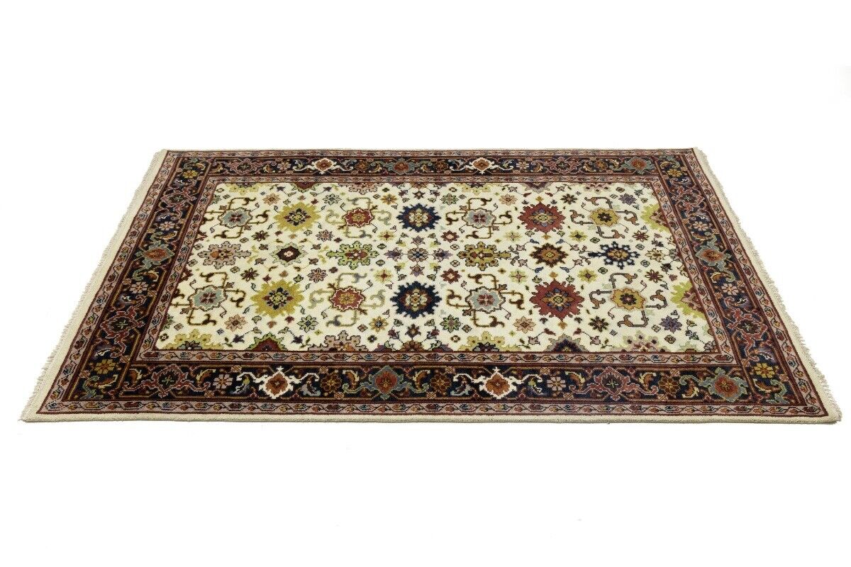 Handmade Floral Design Chobi Rug Wool Oriental