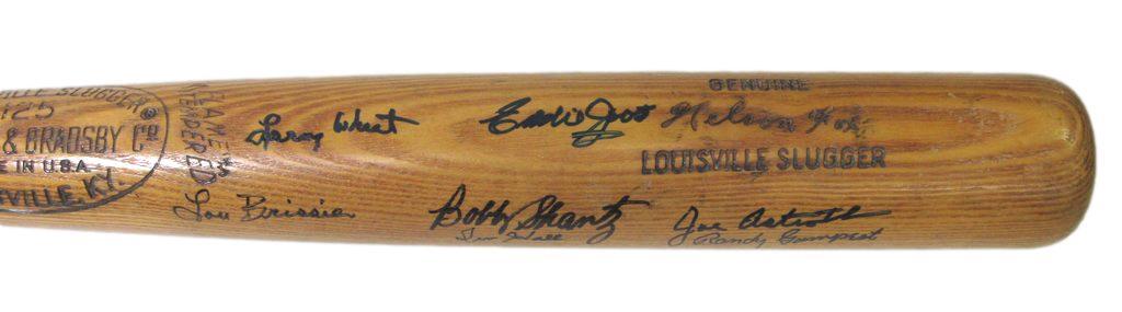 Philadelphia Athletics 1940S Multi-Signed 34" Vintage Wood Baseball Bat 170719