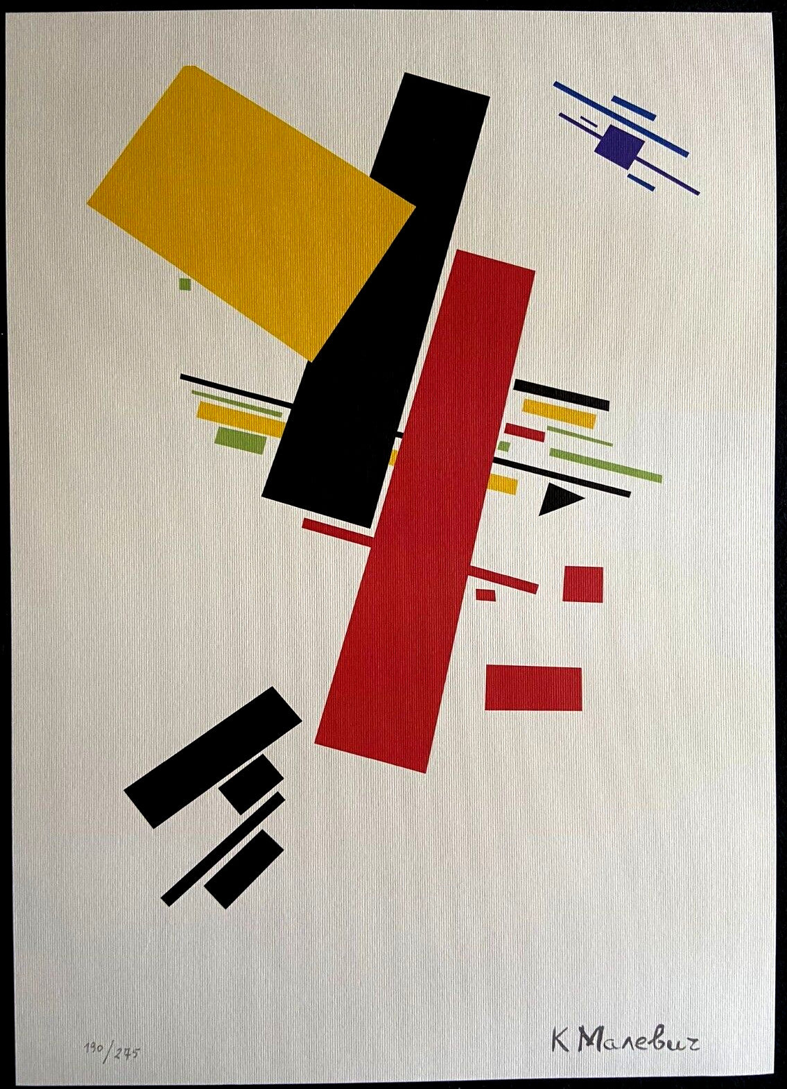 Kazimir Malevich Lithograph Numbered Coa - Piet Mondrian